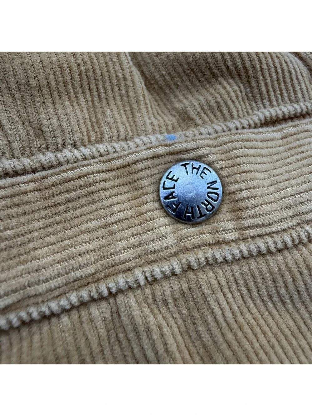 The North Face Corduroy Pants Mens Large Tan Elastic Waist Outdoor Casual Belt